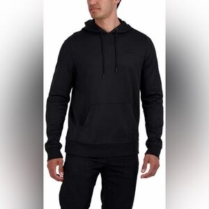 NEW Gerry Men’s Long Sleeve Textured Performance Stretch Hoodie Medium Black